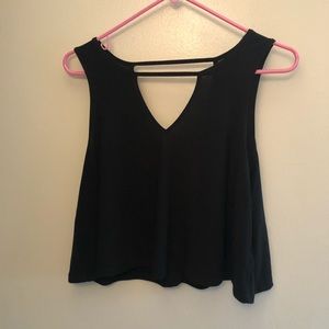 NWT Forever 21 Black Crop Top